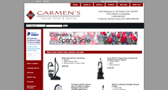 Desktop Screenshot of carmensvacuum.com